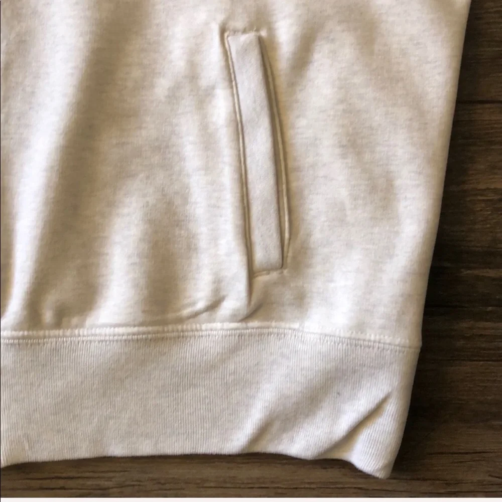 Land’s End Off White Lightweight Zipper Jacket size M